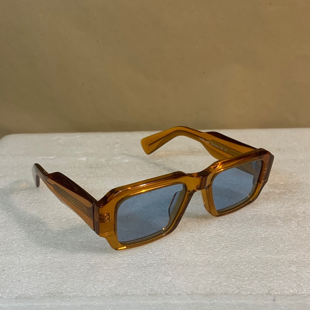 Men’s Stylish Amber Fashion Sunglasses - Picture 2 of 6